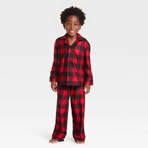 Wondershop (Target) Plaid Red Kids Pajamas Size 8